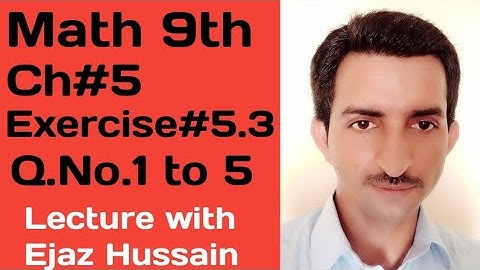 Class 9th Math||Chapter#5||Exercise#5.3||Question No.1,2,3,4,5||Remainder and factor theorem||