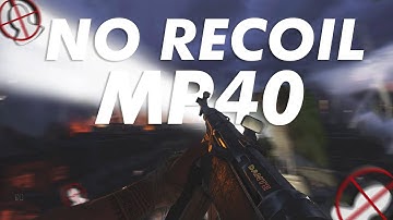 No RECOIL MP40 class SETUP