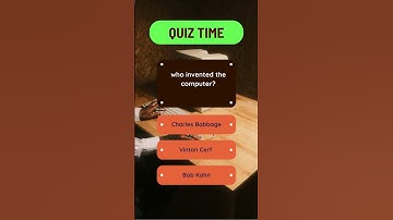 Who invented the computer?