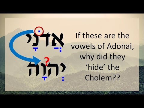 Video: Které jméno znamená yahweh?