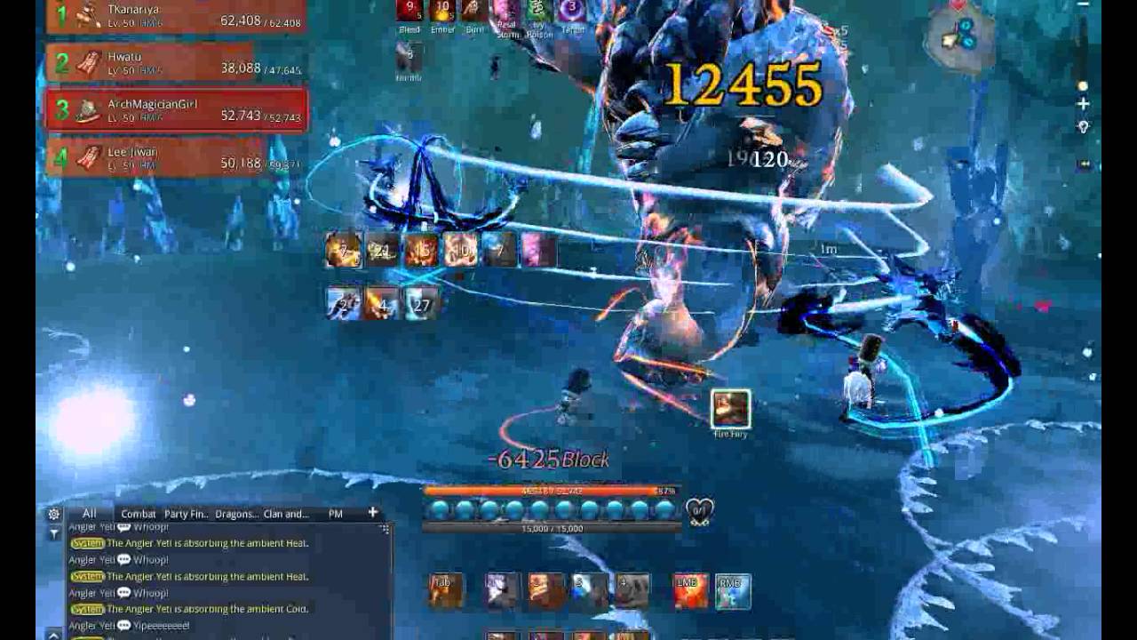 [BnS] Avalanche Den Yeti 4 man - Force Master