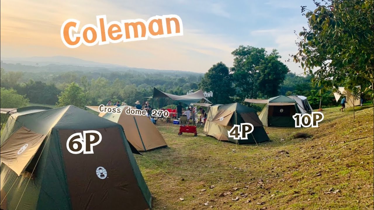 Coleman 4P 6P 10P Cross dome 270