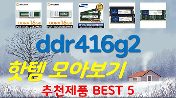 ddr416g2666 추천, 역대급 할인 찬스! 가성비 TOP5