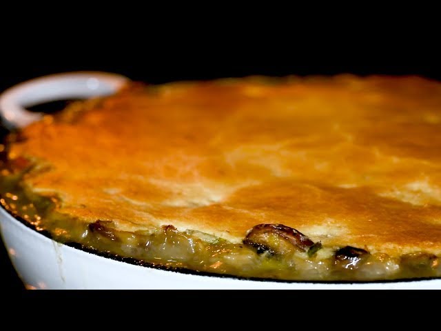 Chicken Pie with Maize Meal Crust