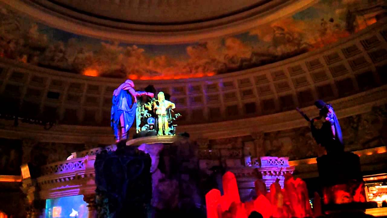 Fall of Atlantis at Caesars Forum Shops Las Vegas' Animatronic