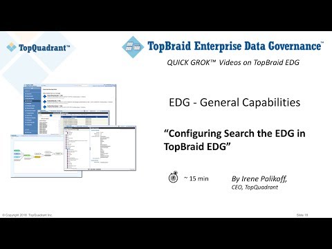 QUICK GROK™ Video:  Configuring Search the EDG