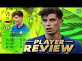 KING KAI!!👑🤩 95 PATH TO GLORY HAVERTZ PLAYER REVIEW FOF PTG - FIFA 21 ULTIMATE TEAM