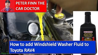 Honda CR-V-How To Add Windshield Washer Fluid-Tutorial 