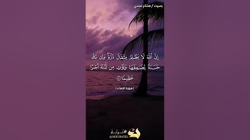 #بلغوا_عني_ولو_آيه بصوت هشام مجدي الآية  ٤٠ و ٤١ و ٤٢ من سورة النساء