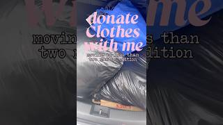 donate clothes with me 🛍️