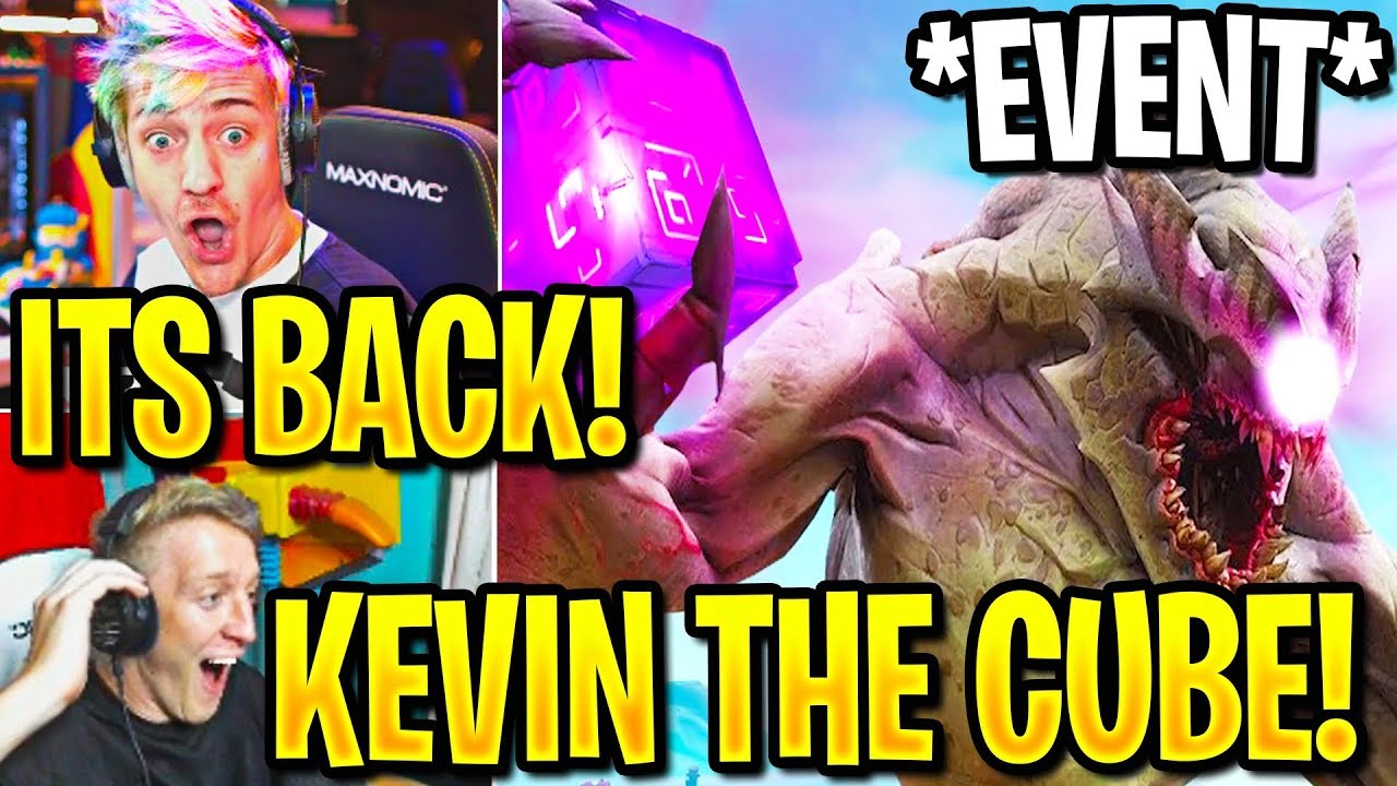 STREAMERS REACT TO *EVENT* "MONSTER vs CUBE" FINAL EVENT! (Fortnite)