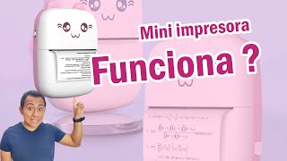 Mini Impresora Térmica Portátil  Review  Aliexpress Haul