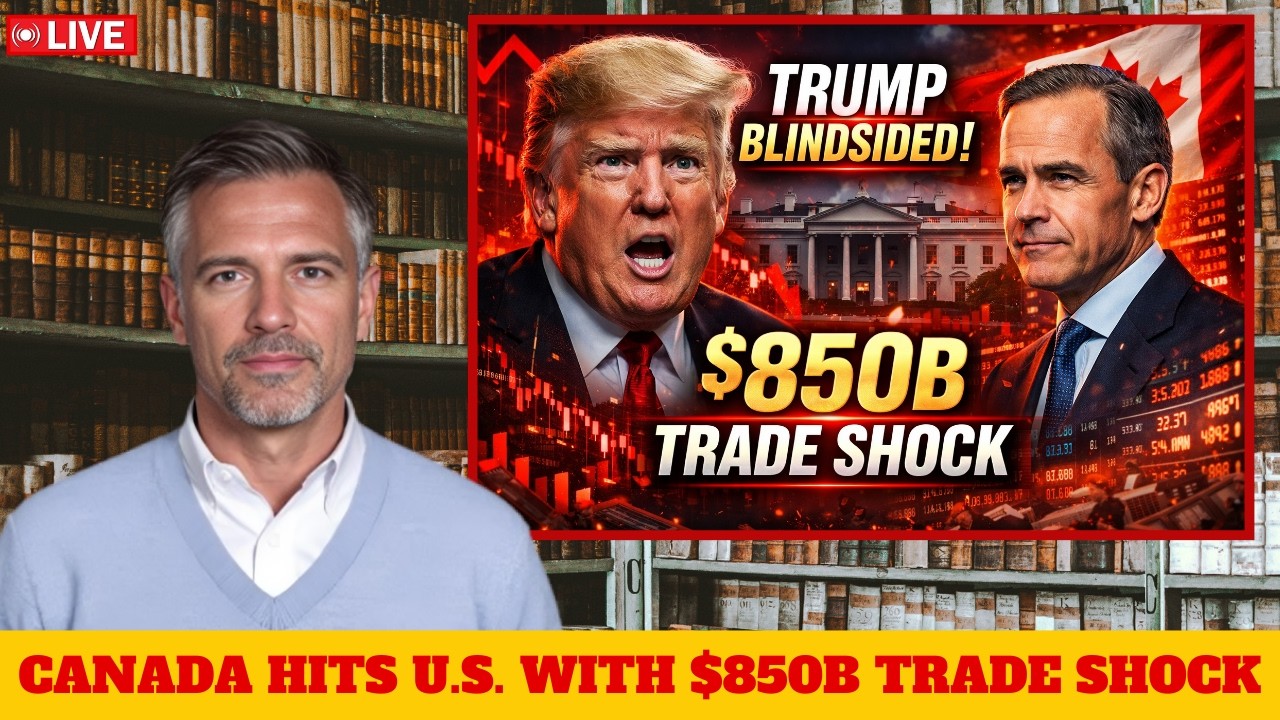 BREAKING: Trump BLINDSIDED by Canada’s $850B Trade Shock — Markets in CHAOS!