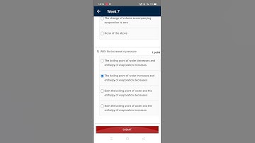 week7 solution of thermodynamics assignment of NPTEL #swayamexam #nptel