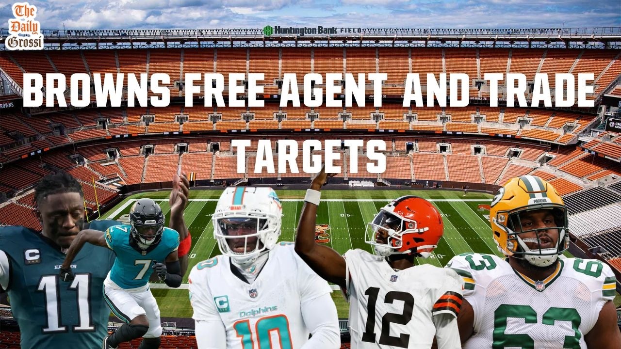 BROWNS FREE AGENT AND TRADE TARGETS - BIG MOVES COMING? - The Daily Grossi