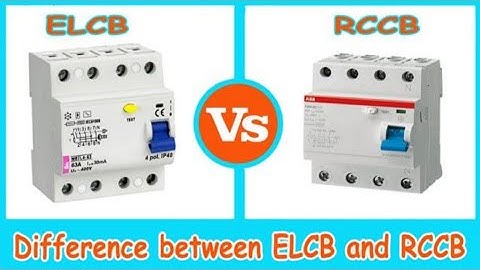 Difference between RCCB and ELCB| RCCB VS ELCB|Electrical Interview Question |