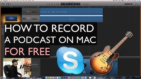 How to RECORD A PODCAST with SKYPE and GARAGEBAND (MULTITRACK) on Mac