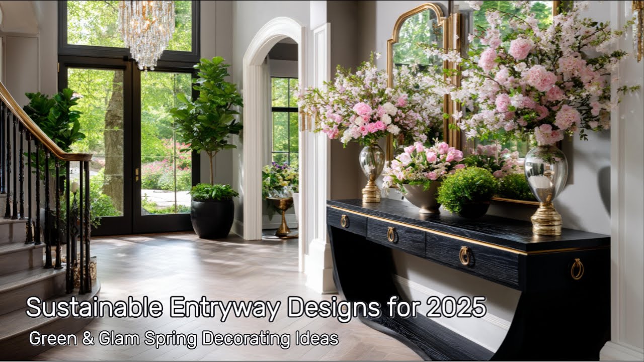 Green & Glam: Sustainable Entryway Designs for 2025 | NEW Spring 2025 Decorating Ideas
