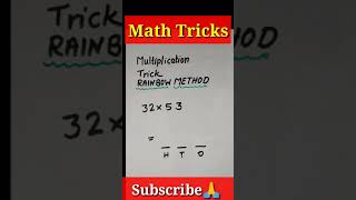 Rainbow Method Multiplicationfast Calculation Trick Of Mathmultiplication Trick
