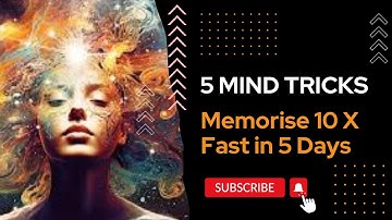 5 Mind Tricks to Memorise Faster, Easy and Quicker for Exams | Memory Technique In Hindi | Manmohan