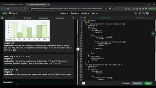 Histogram Max Rectangular Area | GeeksforGeeks GFG Solution in C++ | Monotonic Stack | DSA