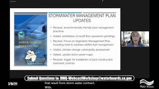 Public Workshop Statewide Caltrans Stormwater Permit and Draft Time Schedule Order July 9, 2021