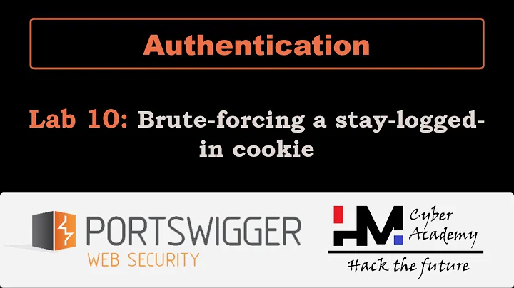 Authentication 10 | Brute-forcing a stay-logged-in cookie