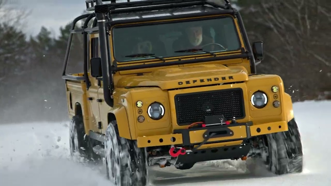 VectorLine suspension on a classic Land Rover Defender