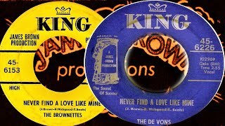 The Brownettes (De Vons) - Never Find A Love Like Mine