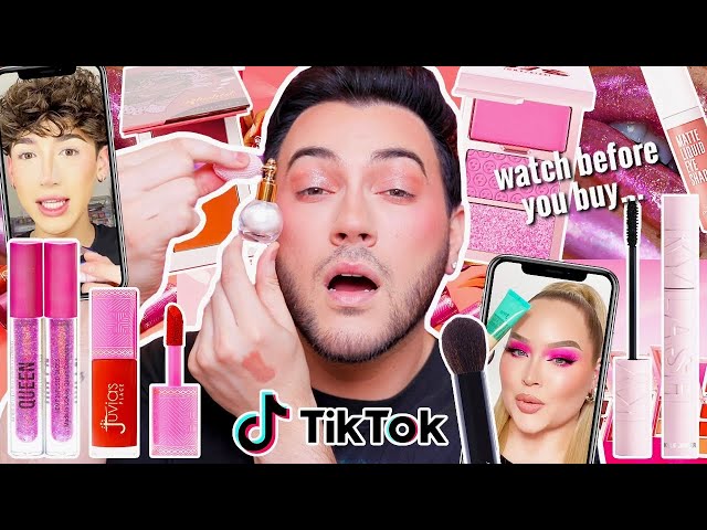 I bought the MOST VIRAL TIK TOK makeup products... so you dont have to class=