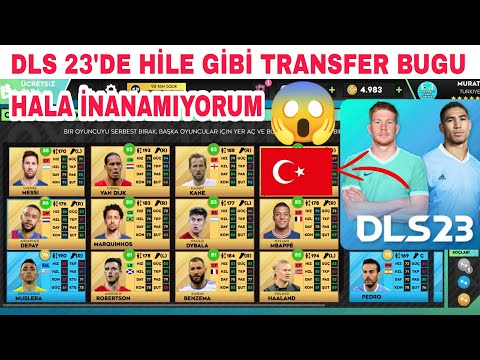 DLS 23 TRANSFER HİLESİ NASIL YAPILIR - Hile Gibi Transfer Bug'unu buldum? Dream League Soccer 2023