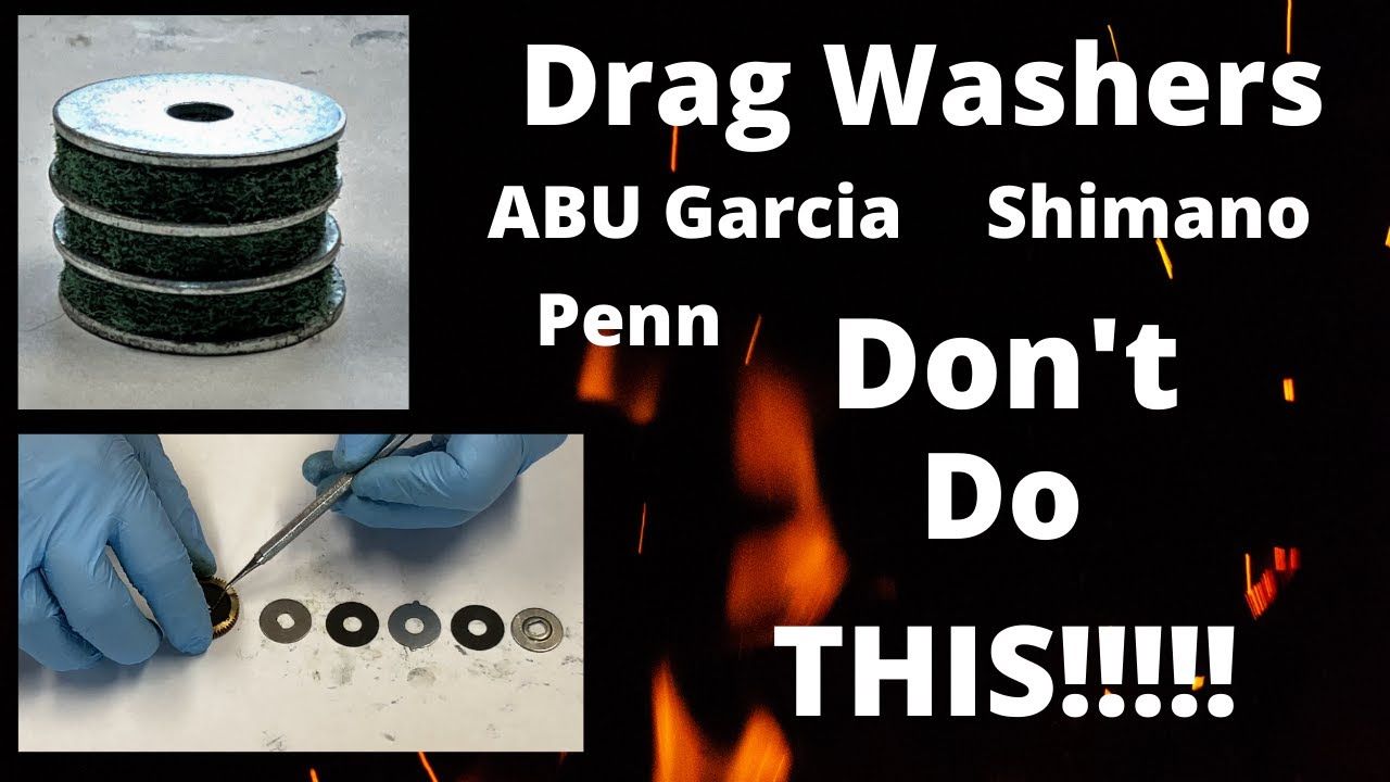 Шайбы фрикциона ABU Garcia Shimano Penn — так делать нельзя!