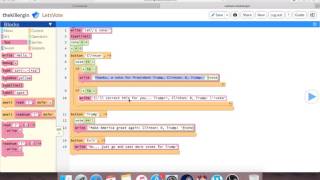 Pencil Code: Voting Booth (Simpsons inspired voting booth (Clinton vs Trump))