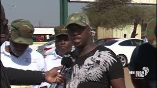 Police  keeping a close eye on the Operation Dudula protest