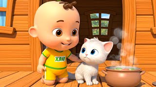Where’s My Mommy Cat 🐱 | Cute Kitten Song | Xavi & Anna 3D Nursery Rhymes for Kids screenshot 5