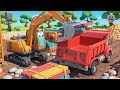 Build and Repair Fun! Trucksville’s Bridge Rescue Kids Video | Trucks for Children @KIDSTODDLERS