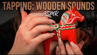 ASMR • Bliski szept i dźwięki drewna | Delikatny tapping dla wyciszenia