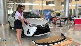 พาชม สเกิร์ตหน้า Toyota Yaris Ativ 2020 อุปกรณ์ตกแต่งของแท้โตโยต้าจากโรงงานโดยตรง