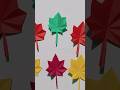 Easy paper Leaf making 🍁#diy #craft #youtubeshorts #shorts