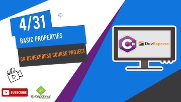 Dev Express C# Course with Project | Devexpress full course | Basic c# properties Part 4/31
