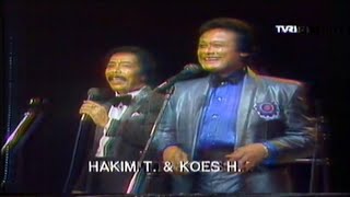 Koes Hendratmo & Hakim Tobing Menyanyikan Lagu Pop Batak (Live TVRI Tahun Baru 1988)