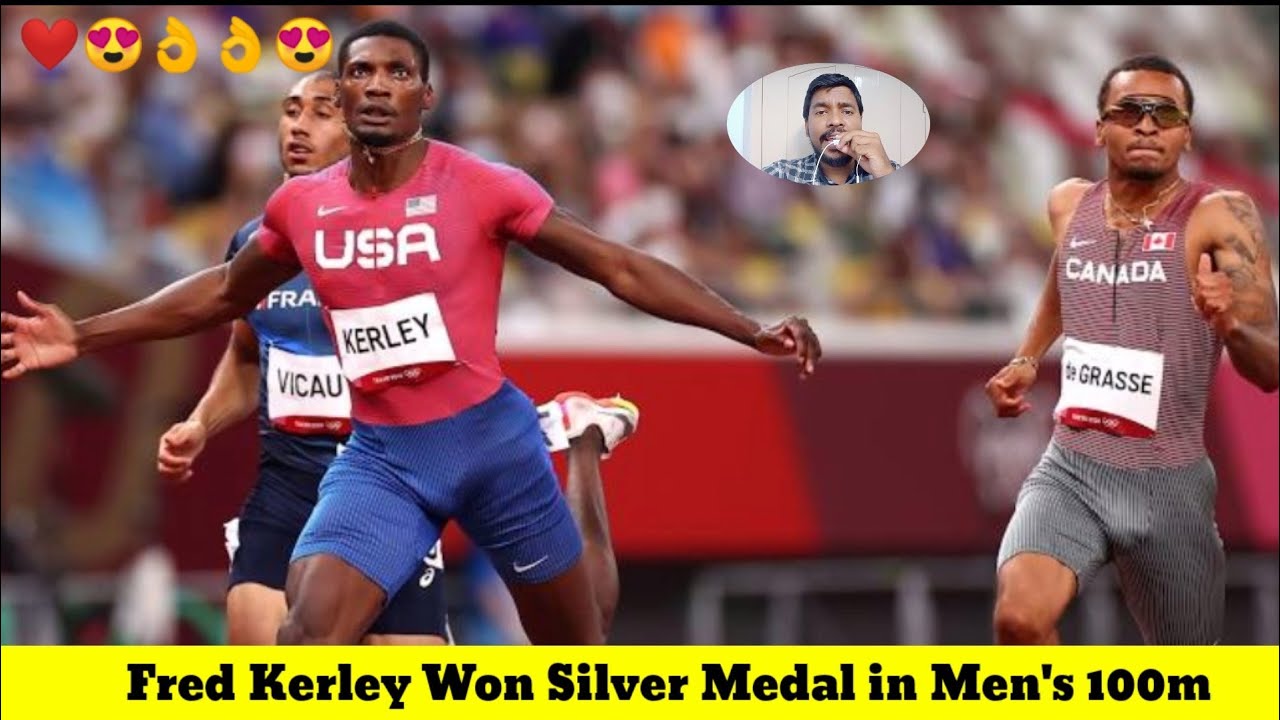 Fred Kerley Won Silver Medal in Men's 100m Fred Kerley Wins Silver