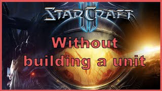 Can you beat Starcraft 2 Wings of Liberty without building units