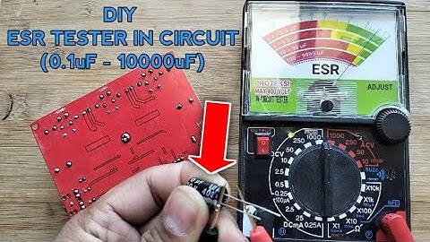 how to make a diy esr capacitor tester || very useful tester for repairing