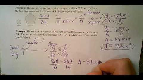 10.4 Perimeter & Areas of Similar Figures