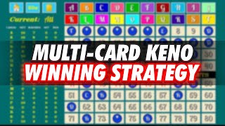 Multi-Card Keno 8 Spot Pattern 14 Base Numbers