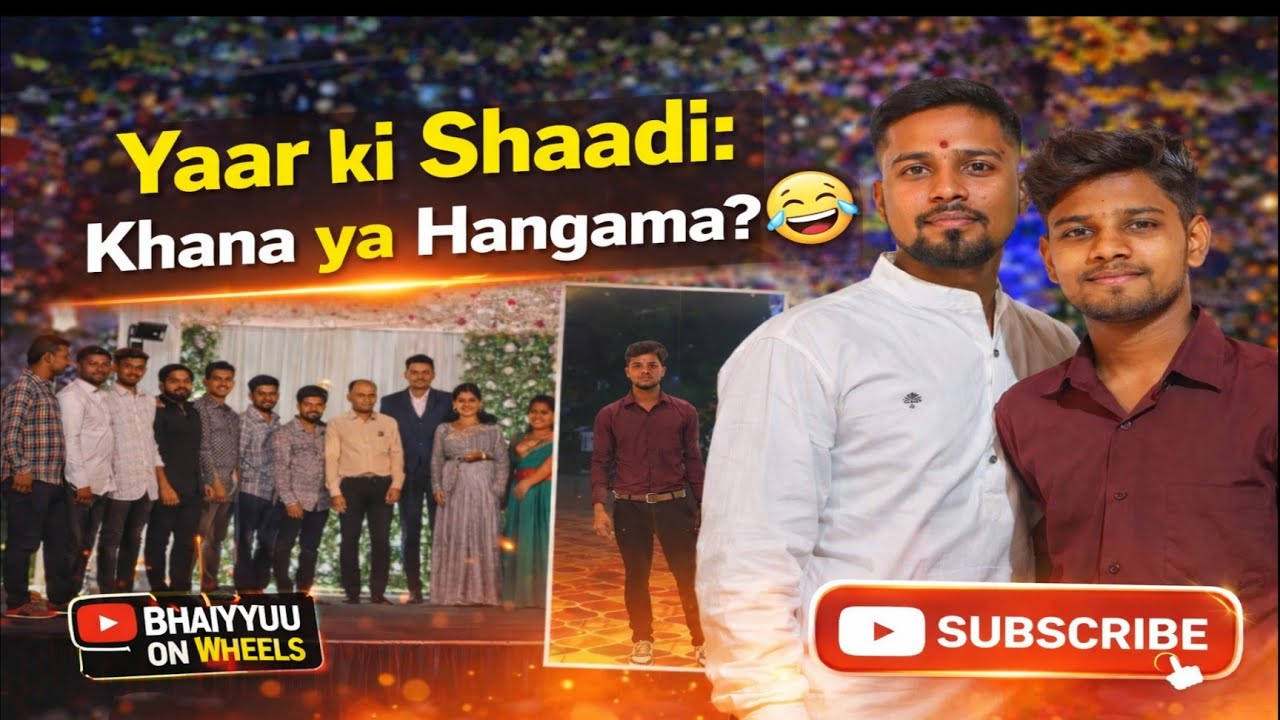 Yaar Ki Shaadi Ka Andar Ka Scene! 😎 Full Enjoy #bhaiyyuuonwheels #youtube #vlog 