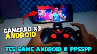 Coba Tes Gamepad X3 Wireless Game Android &amp; PPSSPP