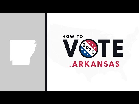 Como votar Em Arkansas 2020