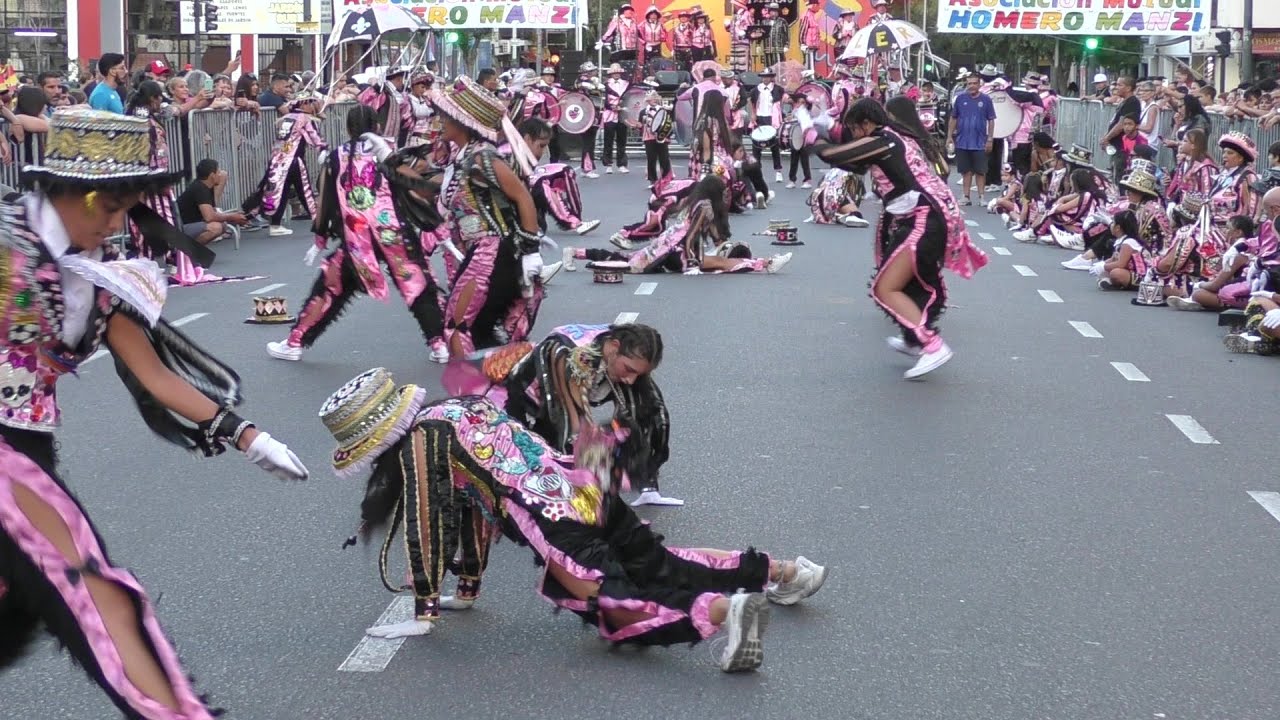 Carnaval porteño 2023 la demostración de centro murga los elegantes de palermo